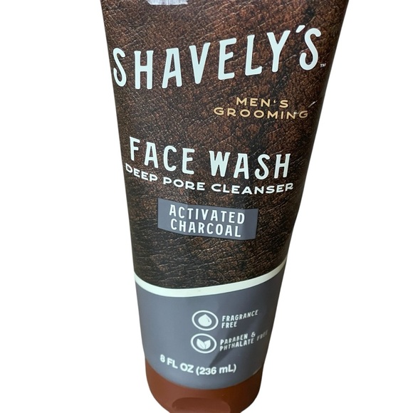 Shavely's Face Wash Activated Charcoal 8fl oz Deep Pore Cleanser - Picture 3 of 7